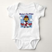 Haha's co-Pilot - Cute Airplane Romper (Voorkant)