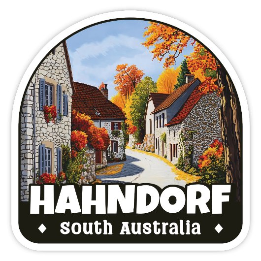 Hahndorf, Adelaide Zuid-Australië Sticker