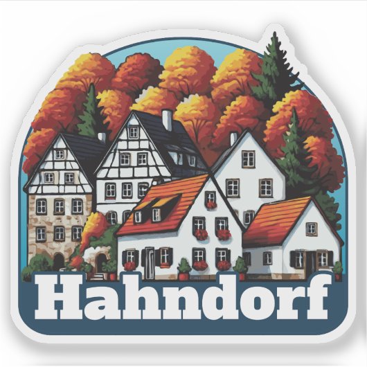 Hahndorf, SA Sticker (Voorkant)