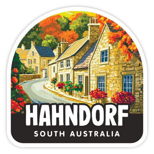 Hahndorf, Zuid-Australië Sticker