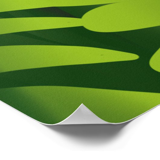 Hahn's Macaw in een oerwoud Poster (Hoek)