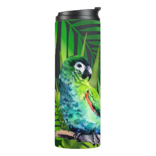 Hahn's Macaw in een oerwoud Thermosbeker