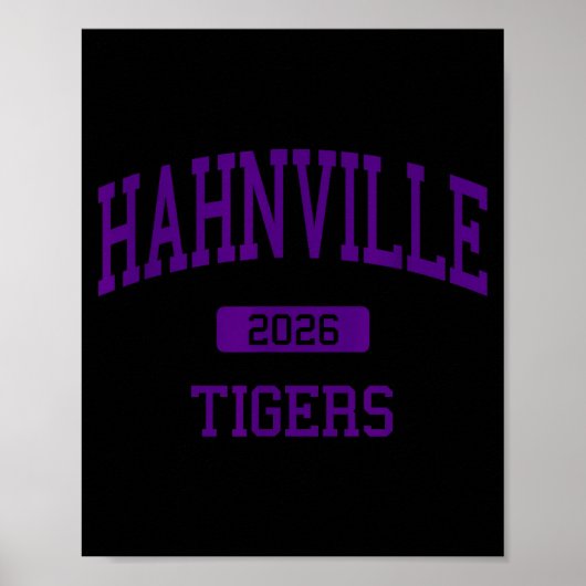 Hahnville middelbare school klas van 2026 boutte l poster (Voorkant)
