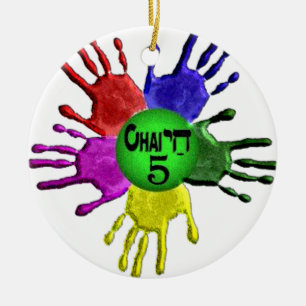 hai Five.png Keramisch Ornament