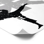 Hai Karate Gebruik met voorzichtigheid Retro after Poster (Hoek)