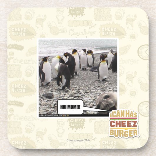 HAI MOM!!! DRANKJES ONDERZETTER (Voorkant)