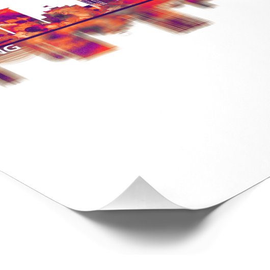 Hai Phong Vietnam Skyline Foto Afdruk (Hoek)