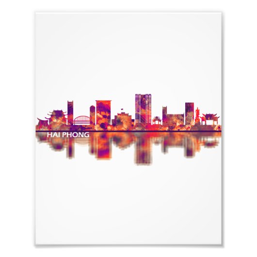 Hai Phong Vietnam Skyline Foto Afdruk (Voorkant)