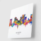 Hai Phong Vietnam Skyline Vierkante Klok (Hoek)