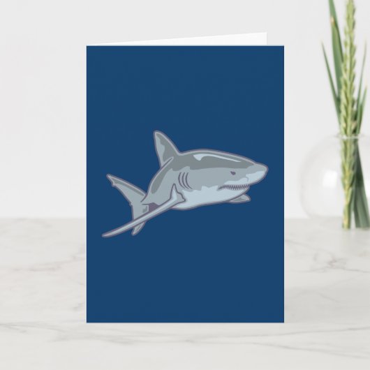 Hai shark kaart (Voorkant)