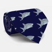 Hai shark stropdas (Opgerold)