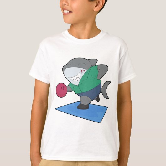 Haibowlings Bowlingbal Sporten T-shirt (Voorkant)