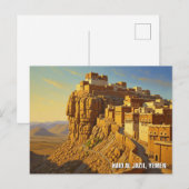 Haid al Jazil Jemen Reizen Briefkaart (Voorkant / Achterkant)
