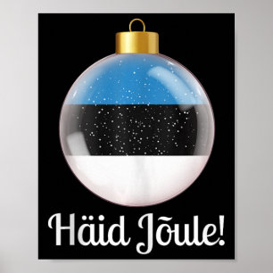 Haid Joule Vrolijk Kerstfeest Ests Häid Jõule Poster