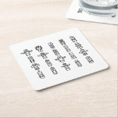 Haida Animals Indiaanse Indianen Haida Indigenous Kartonnen Onderzetters (Schuin)