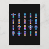 Haida Animals Native Canadian Native Pride Briefkaart (Voorkant)