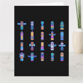 Haida Animals Native Canadian Native Pride Kaart (Voorkant)