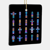 Haida Animals Native Canadian Native Pride Keramisch Ornament (Rechts)