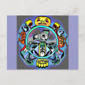 Haida Art Briefkaart (Voorkant)
