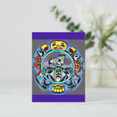 Haida Art Briefkaart (Staand voorkant)