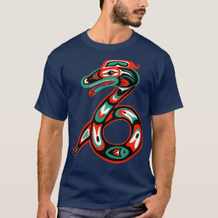 Haida art Native American Gift Snake Totem T-shirt