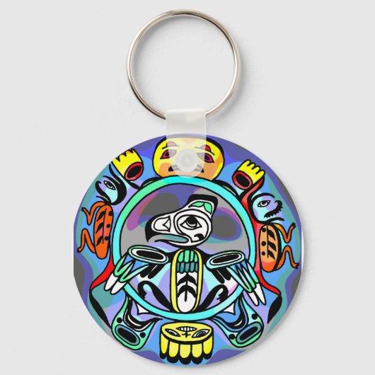Haida Art Sleutelhanger (Voorkant)