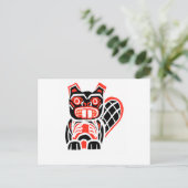 HAIDA BEAVER BRIEFKAART (Staand voorkant)