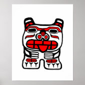 haida-Beer Poster (Voorkant)