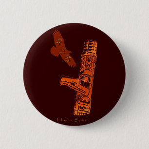 HAIDA-COLLECTIE RONDE BUTTON 5,7 CM
