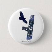 HAIDA-COLLECTIE RONDE BUTTON 5,7 CM (Voorkant)