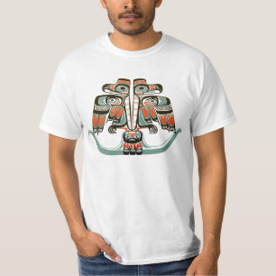  Haida Double Thunderbird Native Art T-shirt