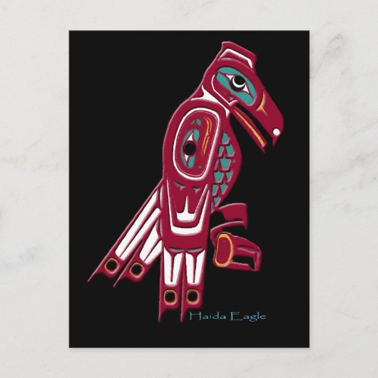 HAIDA EAGLE BRIEFKAART COLLECTIE (Voorkant)