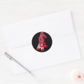 HAIDA EAGLE-Collectie Ronde Sticker (Envelop)