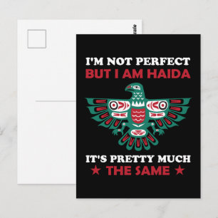 Haida Eagle Haida Nation Native American Gift Idea Briefkaart