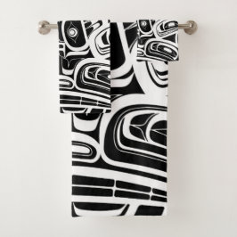 Haida Eagle Thunderbird Northwest Columbia Bad Handdoek