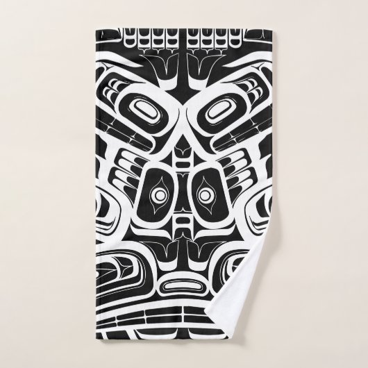 Haida Eagle Thunderbird Northwest Columbia Bad Handdoek (Handdoek)