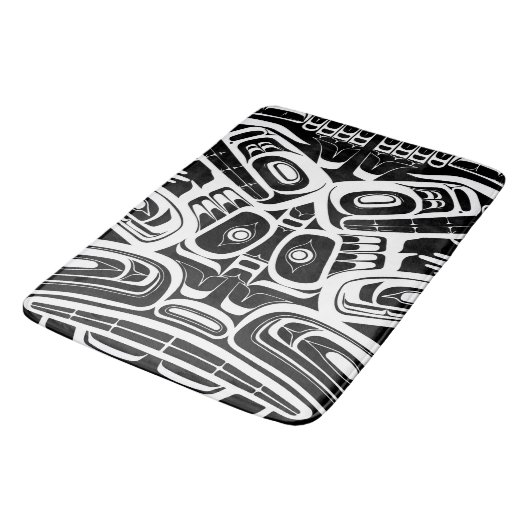 Haida Eagle Thunderbird Northwest Columbia Badmat (Gekanteld)