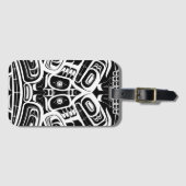 Haida Eagle Thunderbird Northwest Columbia Bagagelabel (Voorkant (horizontaal))