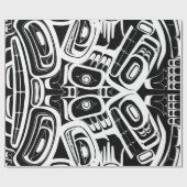 Haida Eagle Thunderbird Northwest Columbia Cadeaupapier (Vlak)