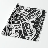 Haida Eagle Thunderbird Northwest Columbia Cadeaupapier (Uitgerold)