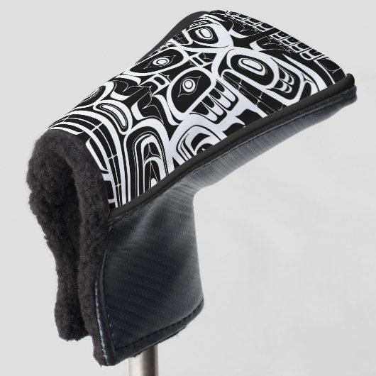 Haida Eagle Thunderbird Northwest Columbia Golfheadcover (3/4 voorkant)