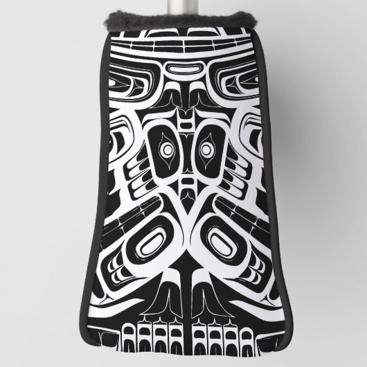 Haida Eagle Thunderbird Northwest Columbia Golfheadcover (Draai 90)