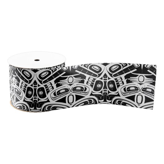 Haida Eagle Thunderbird Northwest Columbia Grosgrain Lint (Spoel)