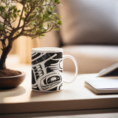 Haida Eagle Thunderbird Northwest Columbia Koffiemok