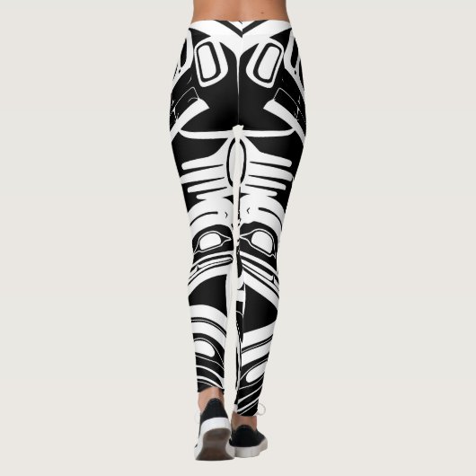 Haida Eagle Thunderbird Northwest Columbia Leggings (Achterkant)