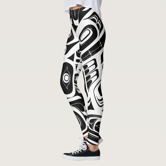 Haida Eagle Thunderbird Northwest Columbia Leggings (Links)