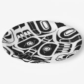 Haida Eagle Thunderbird Northwest Columbia Papieren Bordje (Gekanteld)