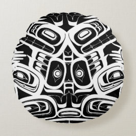 Haida Eagle Thunderbird Northwest Columbia Rond Kussen