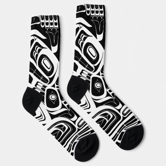 Haida Eagle Thunderbird Northwest Columbia Sokken (Rechts)