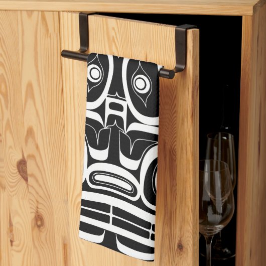 Haida Eagle Thunderbird Northwest Columbia Theedoek (Derde Gevouwen)